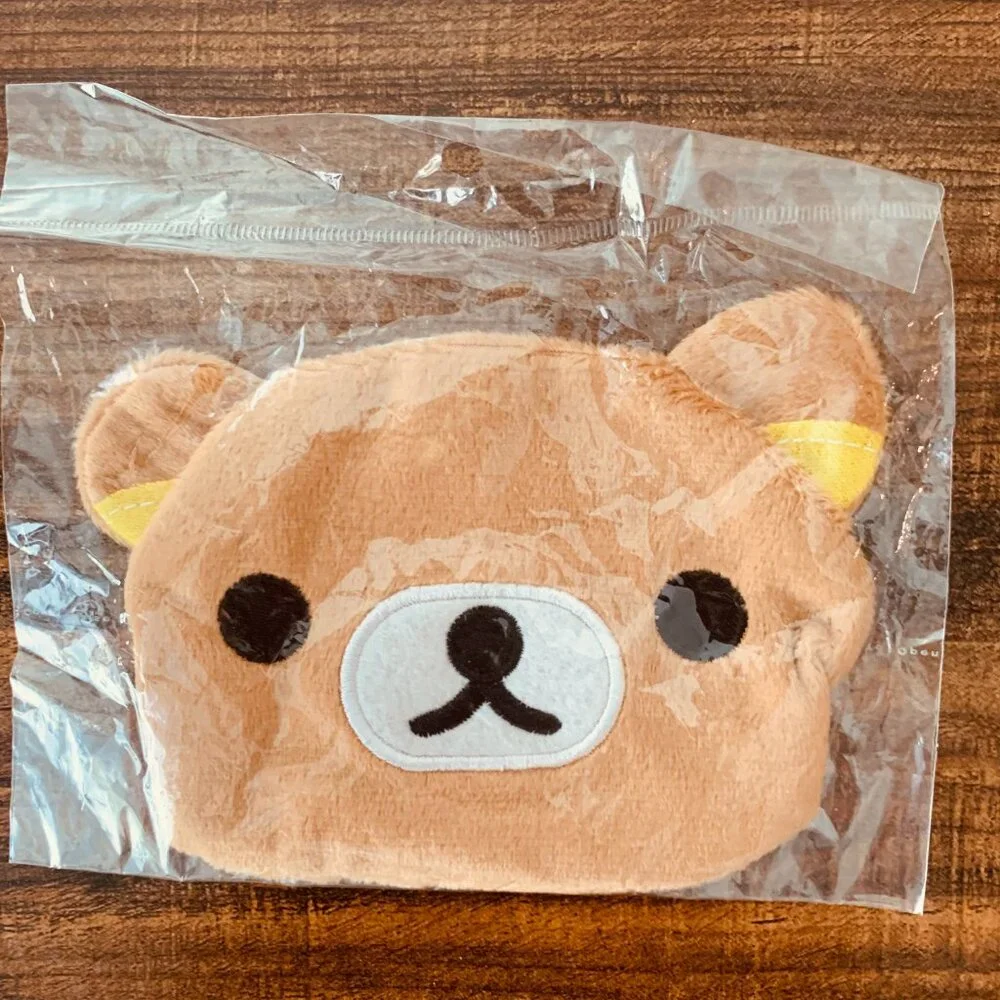 NWT Rilakkuma Bear Japan Fabric Face Mask Reusable 1 Mask Adult Size
